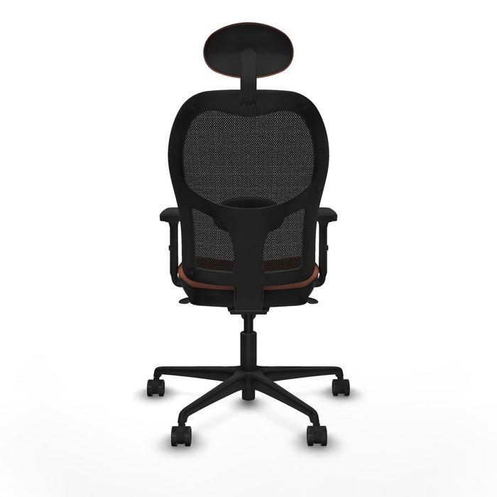 Piqueras y Crespo Chaise de Bureau avec Appui-tête Jorquera 2D036N1 Marron Noir