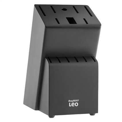 Berghoff 3950359 Set de couteaux Tacoma Graphite Noir 13 pièces avec bloc et affûteur - Couteaux cuisine en acier inoxydable