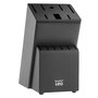 Berghoff 3950359 Set de couteaux Tacoma Graphite Noir 13 pièces avec bloc et affûteur - Couteaux cuisine en acier inoxydable