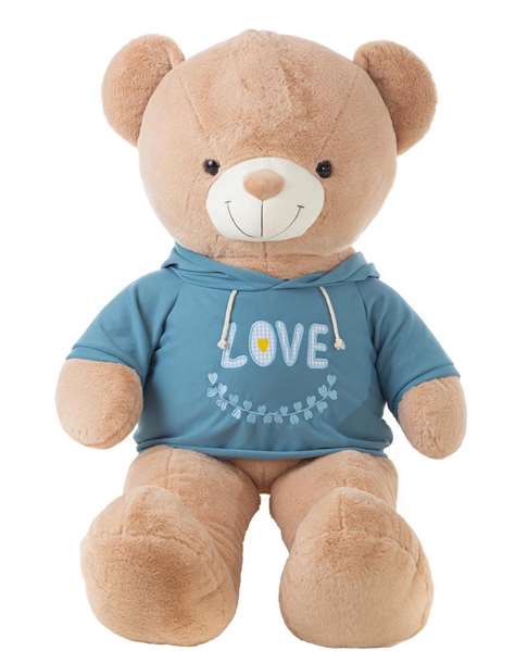 Creaciones Llopis Peluche Ours Brun avec Camisette Mifi Love 55 cm Creaciones Llopis Peluche Ours Brun avec Camisette Mifi Love 55 cm