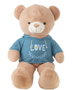 Creaciones Llopis Peluche Ours Brun avec Camisette Mifi Love 55 cm