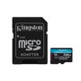 Kingston Canvas Go! Plus 256 Go Carte Mémoire MicroSDXC UHS-I U3 V30 A2 - 200 Mo/s Lecture, 160 Mo/s Écriture