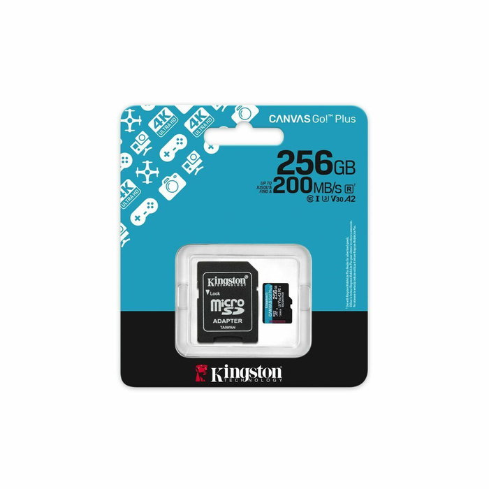 Carte Mémoire Micro SD avec Adaptateur Kingston SDCG4/256GB 256 GB