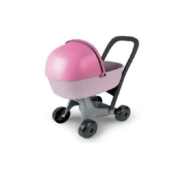 Vicam - Carrosse de poussette avec capote mobile pour poupée ou peluches - Dimensions : 56 x 24 x 30 cm