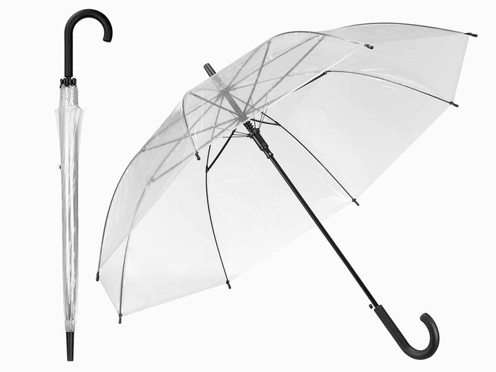Arte Regal Parapluie Plastique Noir 58 cm Auto-ouverture Acier (Set de 24) Arte Regal Parapluie Plastique Noir 58 cm Auto-ouverture Acier (Set de 24)
