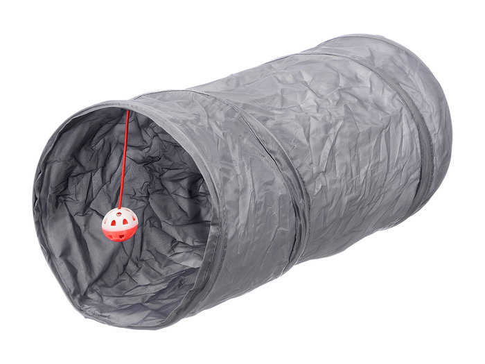 Mascow Tunnel pour chat avec grelot 25 x 50 x 25 cm Noir Plastique PET Métal (Set de 12) Mascow Tunnel pour chat avec grelot 25 x 50 x 25 cm Noir Plastique PET Métal (Set de 12)
