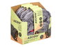 Mascow Tunnel pour chat avec grelot 25 x 50 x 25 cm Noir Plastique PET Métal (Set de 12)