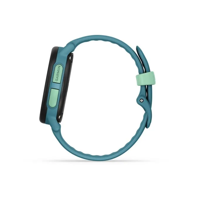 Garmin Bounce 2 Montre connectée pour enfants avec GPS, LTE, appels et géolocalisation - Écran AMOLED 1.2 - Turquoise
