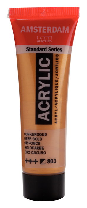 Amsterdam Standard Series Peinture acrylique Oro Oscuro 803, 20 ml Amsterdam Standard Series Peinture acrylique Oro Oscuro 803, 20 ml