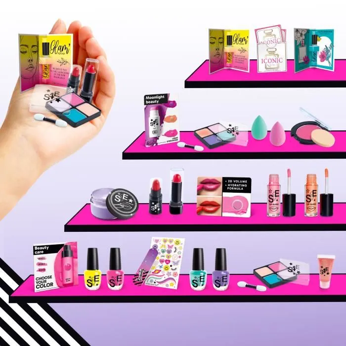 Canal Toys OFG 319 Mini Sac Beauté Surprise Style 4 Ever - 2 essentiels beauté, échantillon et trousse - Soin ongles et maquillage