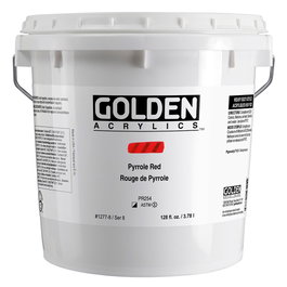 Golden Peinture acrylique Heavy Body Rouge Pyrrole 3,78 L