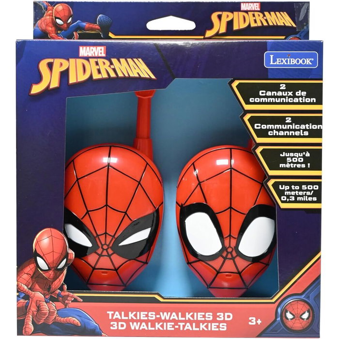 LEXIBOOK Talkie-walkie Spiderman 3D Rouge LEXIBOOK Talkie-walkie Spiderman 3D Rouge