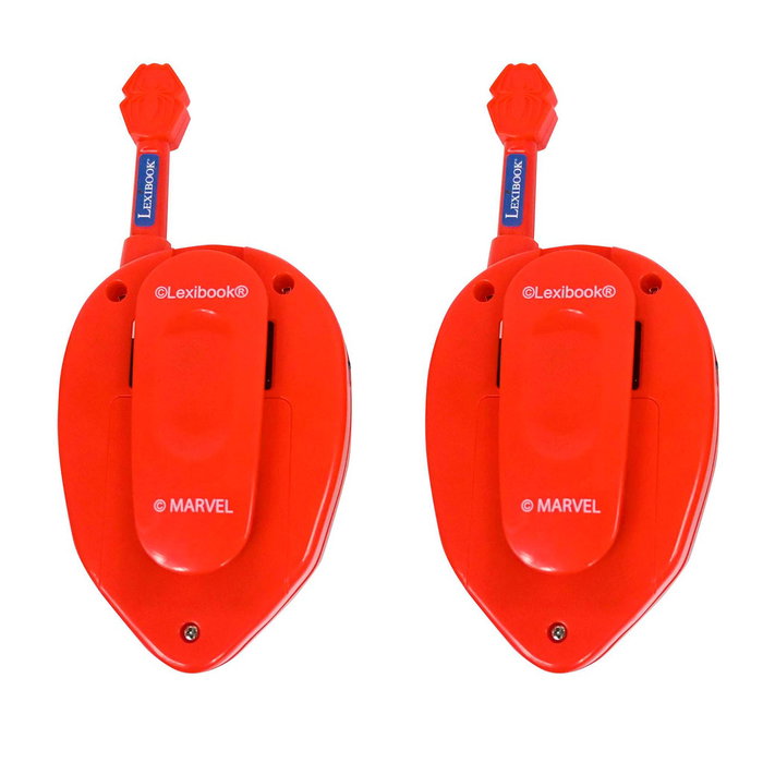 Lexibook Walkie-talkies 3D Spiderman Marvel pour enfants - Portée 500 mètres - Jouet à partir de 3 ans - Réf. Tw18Sp