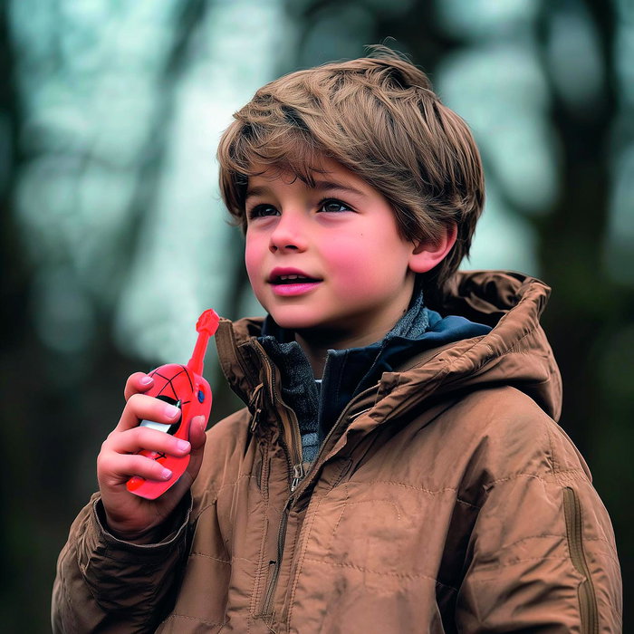 Lexibook Walkie-talkies 3D Spiderman Marvel pour enfants - Portée 500 mètres - Jouet à partir de 3 ans - Réf. Tw18Sp