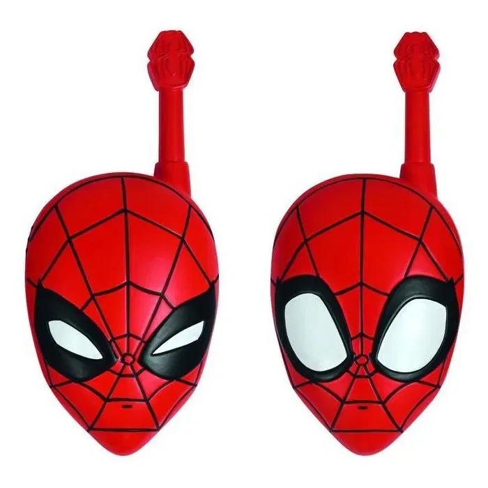 Lexibook - Talkie-walkie Spider-Man 3D - Portée 200 mètres - Design ergonomique - 2 canaux - Pour enfants à partir de 3 ans