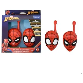 Lexibook - Talkie-walkie Spider-Man 3D - Portée 200 mètres - Design ergonomique - 2 canaux - Pour enfants à partir de 3 ans