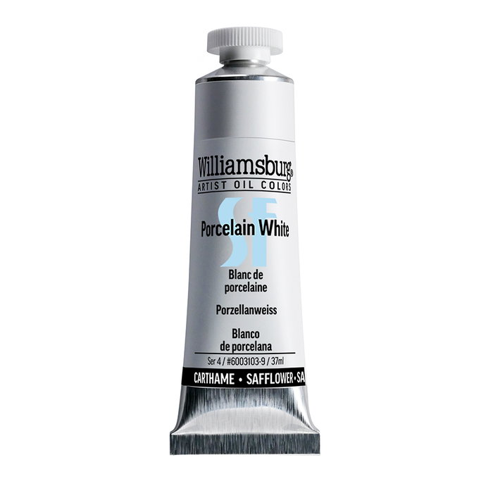 Williamsburg Peinture à l'huile Porcelaine blanche 37 ml Williamsburg Peinture à l'huile Porcelaine blanche 37 ml