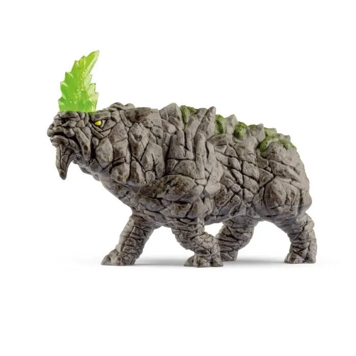 Schleich 70157 Eldrador Creature - Figurine Rhino de Pierre, monstre mythique puissant avec tête mobile, figurine fantastique