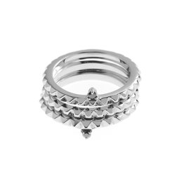 Police Bague PEJLF2012612 en acier inoxydable, Taille 53