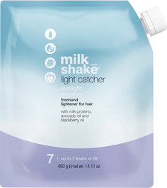 Milk Shake Light Catcher - Poudre oxydante pour cheveux, éclaircissant jusqu'à 7 niveaux, 400 g