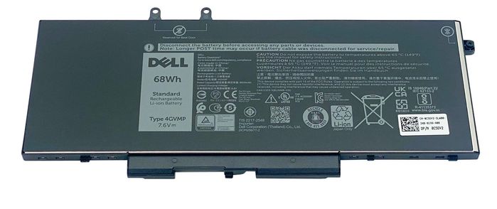 Dell Batterie 68 Whr 4 Cellules Lithium Ion Dell Batterie 68 Whr 4 Cellules Lithium Ion