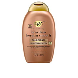 Ogx Revitalisant Capillaire Kératine Brésilienne 385 ml pour Tous Types de Cheveux