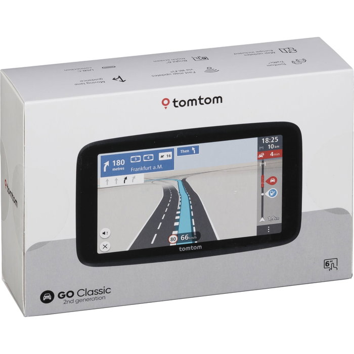 TomTom GO Classic 6 2ème Génération - GPS Voiture 6 pouces TomTom GO Classic 6 2ème Génération - GPS Voiture 6 pouces