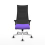 Piqueras y Crespo Chaise de Bureau Albacete XL Lila et Noir