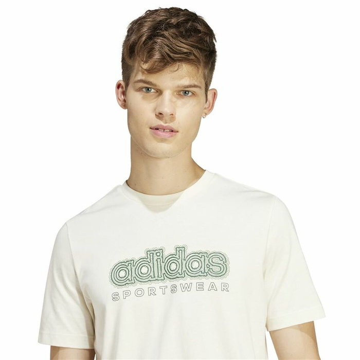 T-shirt à manches courtes homme Adidas Growth Spw Blanc