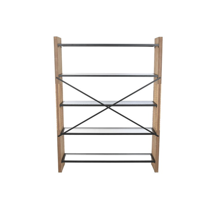 Étagère Home ESPRIT Métal Verre Bois d'épicéa 120 x 31 x 158 cm