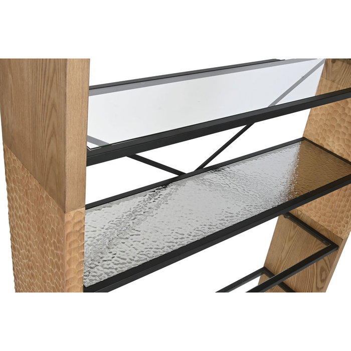 Étagère Home ESPRIT Métal Verre Bois d'épicéa 120 x 31 x 158 cm