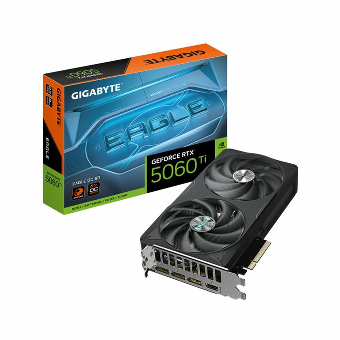 Carte Graphique Gigabyte 9VN506TEO8-00-G10 geforce rtx 5060 ti 8 GB GDDR6 GDDR7 Carte Graphique Gigabyte 9VN506TEO8-00-G10 geforce rtx 5060 ti 8 GB GDDR6 GDDR7