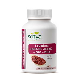 SOTYA Levure Rouge de Riz + Q10 + DHA, 60 capsules