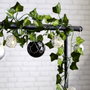 Home Deco Factory Barre Décorative de Table Noire Ajustable