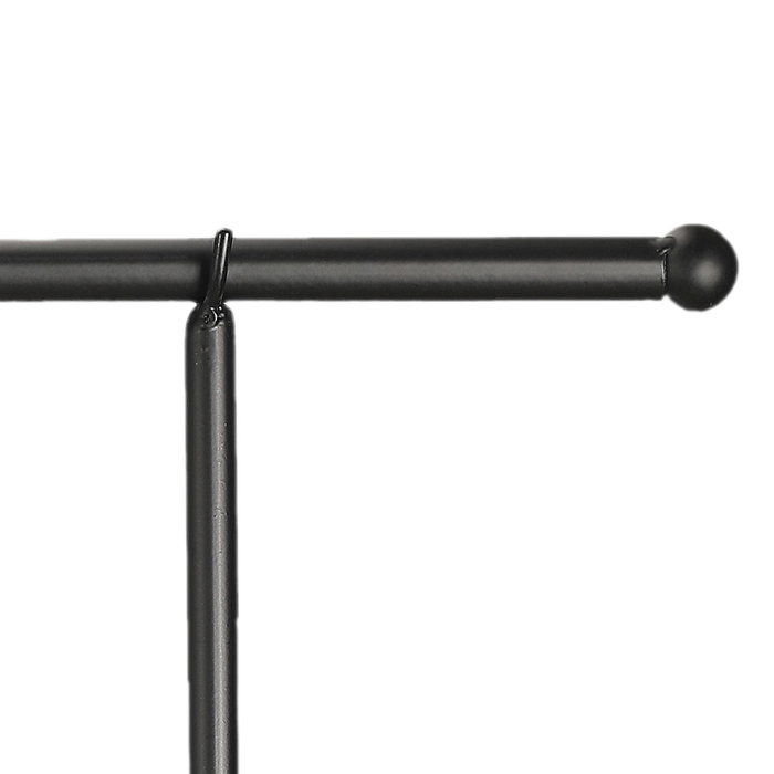Home Deco Factory Barre Décorative de Table Noire Ajustable Home Deco Factory Barre Décorative de Table Noire Ajustable