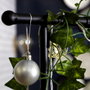 Home Deco Factory Barre Décorative de Table Noire Ajustable