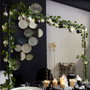 Home Deco Factory Barre Décorative de Table Noire Ajustable