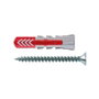 Fischer Cheville Duopower T 8x40 mm + Vis 5x55 mm, 75 pièces, fixation jusqu'à 110 kg, lot