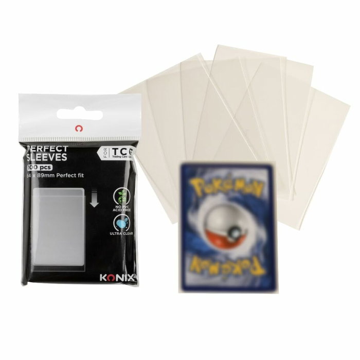 Konix Perfect Sleeves 100 pochettes transparentes