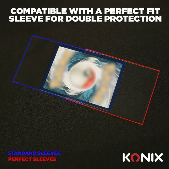 Konix Perfect Sleeves 100 pochettes transparentes