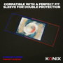 Konix Perfect Sleeves 100 pochettes transparentes
