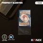 Konix Perfect Sleeves - Protège-cartes - 100 pochettes transparentes 67x92 mm - Compatible Magic The Gathering, Pokémon