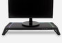 Deep Gaming Support pour Moniteur avec Hub USB 4 Ports, Éclairage RGB 10 Modes, Tiroir de Rangement et Support Smartphone, Noir