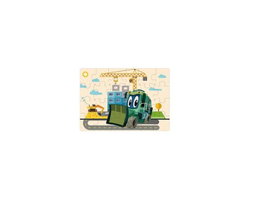Juinsa Puzzle 24 Pièces Thème Travaux Publics 25 x 17,5 cm - Modèles Assortis en Français