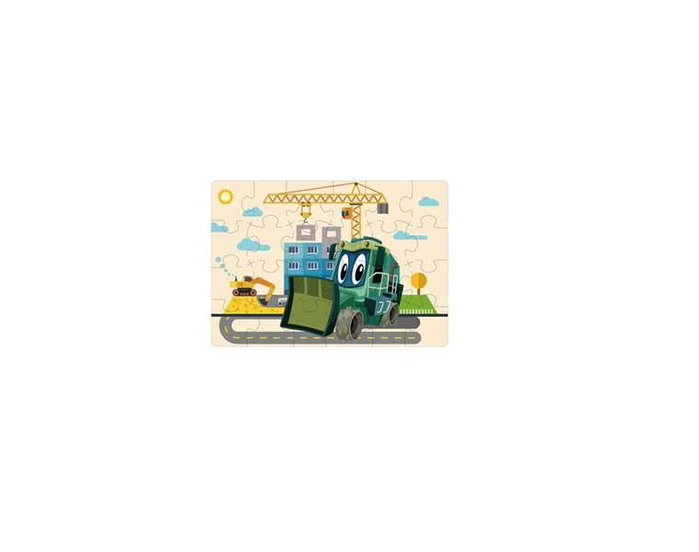 Juinsa Puzzle 24 Pièces Thème Travaux Publics 25 x 17,5 cm - Modèles Assortis en Français Juinsa Puzzle 24 Pièces Thème Travaux Publics 25 x 17,5 cm - Modèles Assortis en Français