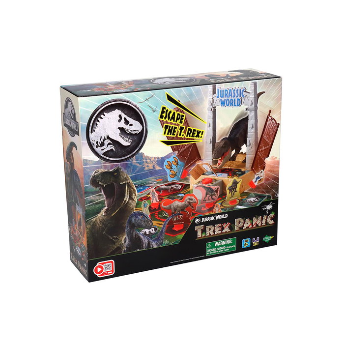 Epoch Games Jurassic World T-Rex Escape avec figurine T-Rex Epoch Games Jurassic World T-Rex Escape avec figurine T-Rex