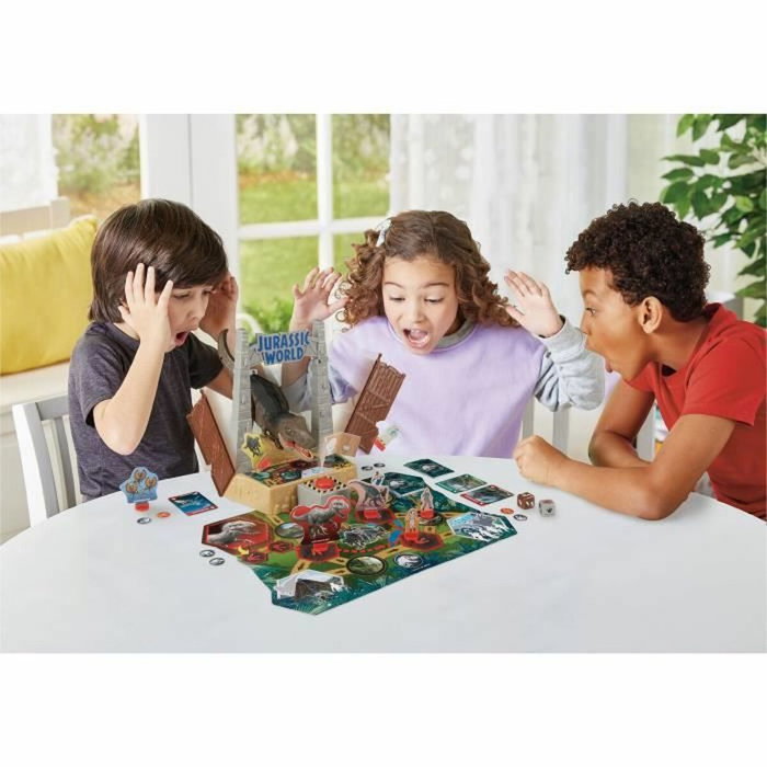 Epoch Games Jurassic World T-Rex Escape avec figurine T-Rex Epoch Games Jurassic World T-Rex Escape avec figurine T-Rex