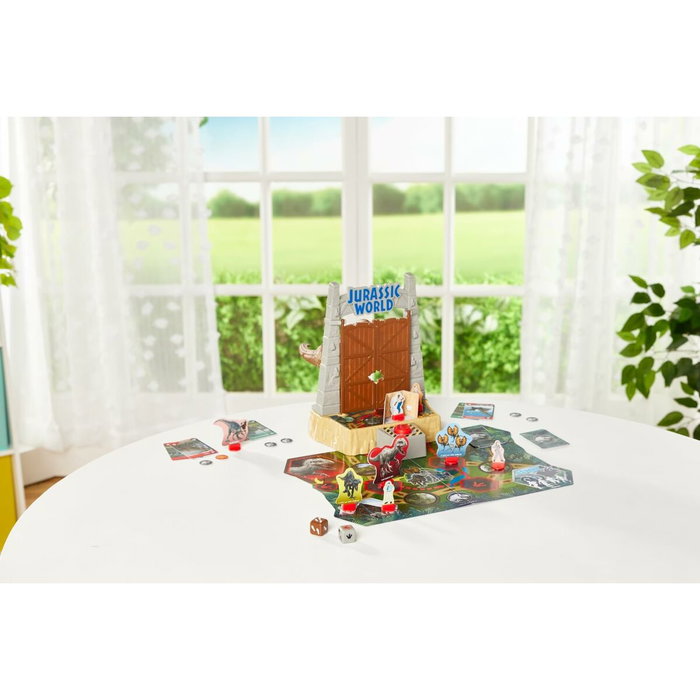 Epoch Games Jurassic World T-Rex Escape avec figurine T-Rex Epoch Games Jurassic World T-Rex Escape avec figurine T-Rex