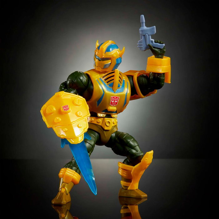 Mattel Masters of the Universe x Transformers Bumblebee Armor Man-At-Arms