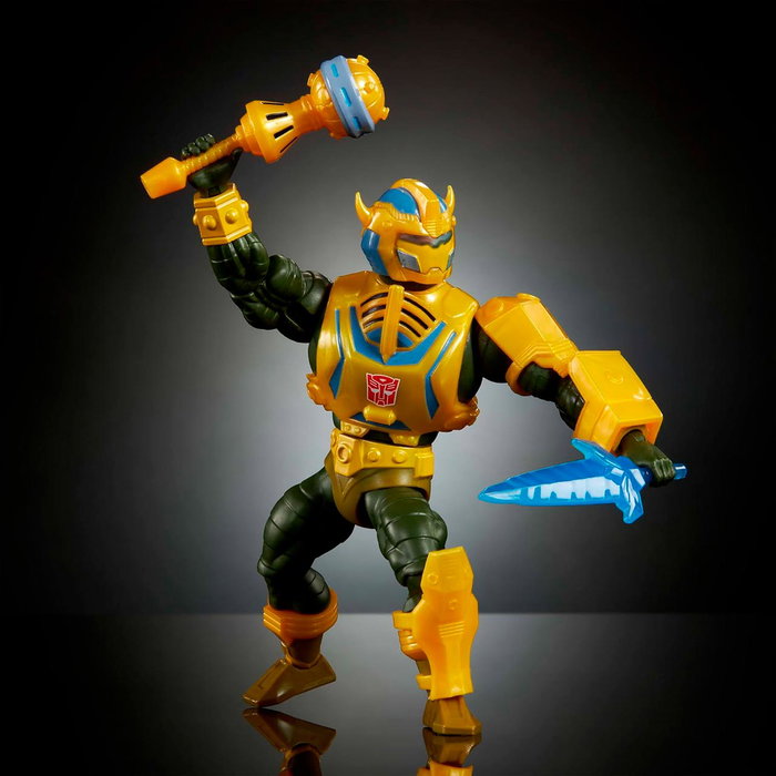 Mattel Masters of the Universe x Transformers Bumblebee Armor Man-At-Arms
